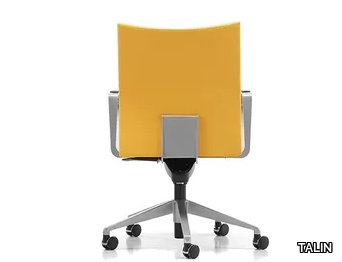 AVIAMID 3544 - Fabric office chair with castors with 5-Spoke base _ TALIN