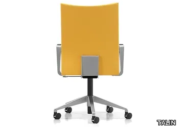 AVIAMID 3554 - Fabric office chair with castors with armrests with 5-Spoke base _ TALIN