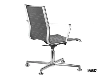 KEYPLUS 3157 - Mesh office chair with armrests with 4-Spoke base _ TALIN