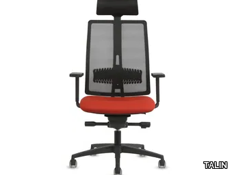 HON 2012 - Swivel height-adjustable office chair with headrest _ TALIN