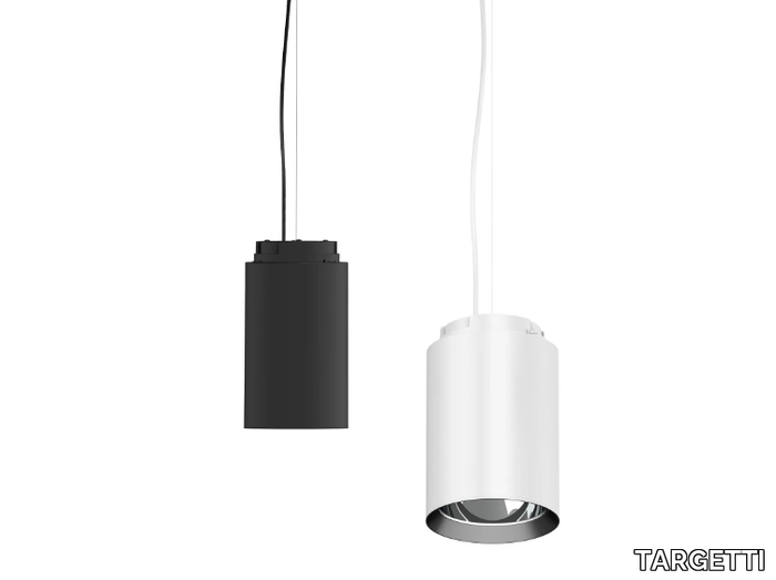 CCTEVO TUBE 140 - Aluminium pendant lamp / ceiling lamp _ TARGETTI