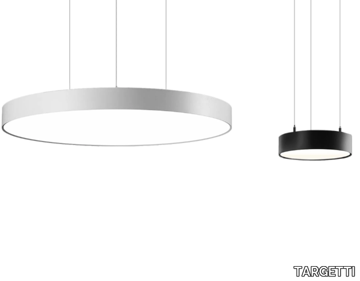 THREESIXTY - Aluminium pendant lamp / ceiling lamp _ TARGETTI