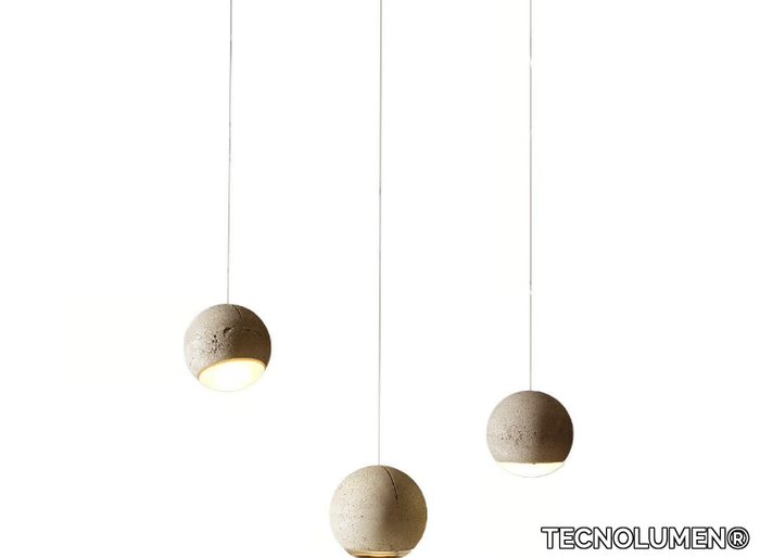 TRABANT 3 - LED cement pendant lamp _ TECNOLUMEN®