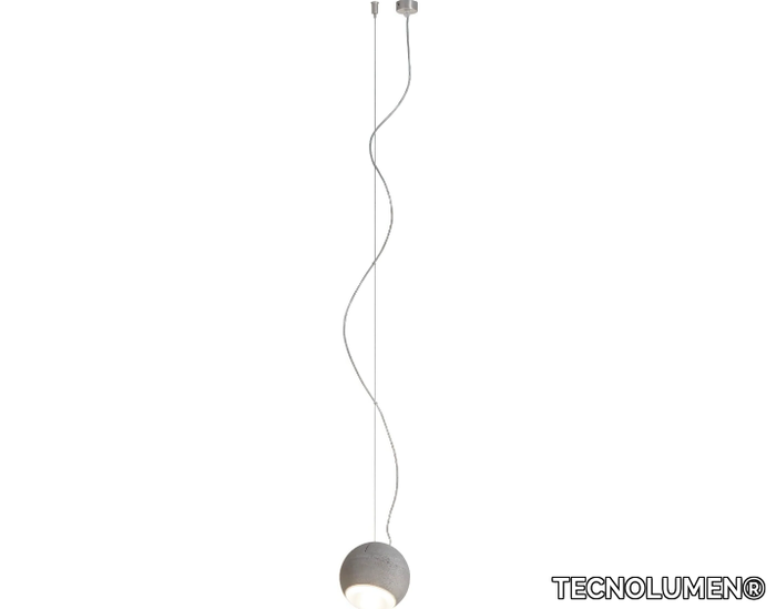 TRABANT 2 - LED cement pendant lamp _ TECNOLUMEN®