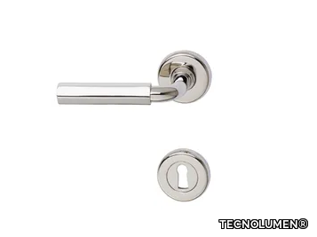 ART DÉCO 1929 - Door handle on rose with lock _ TECNOLUMEN®