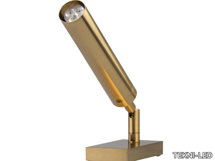 MASTER ZOOM W65 01 - Adjustable LED metal table lamp _ TEKNI-LED