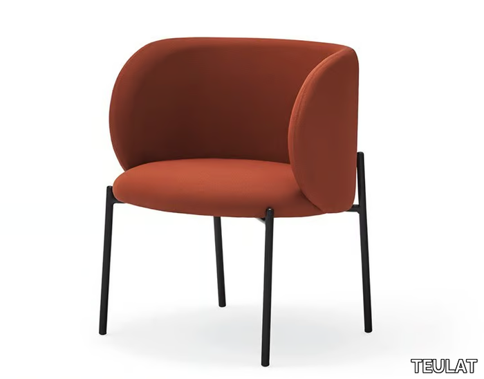 MOGI - Polyester easy chair with armrests _ TEULAT