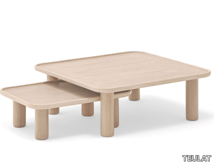 NEST - Low wooden coffee table _ TEULAT