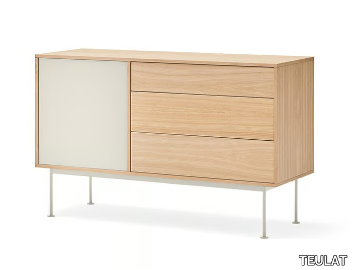 YOKO - Wood veneer and MDF sideboard _ TEULAT