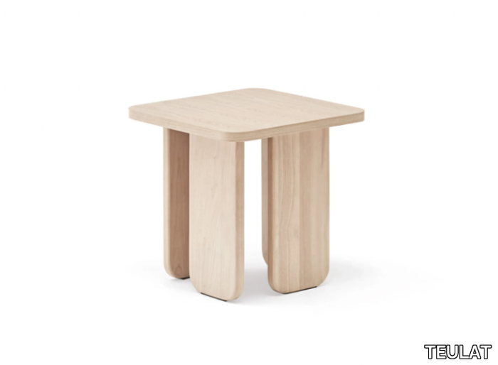 ARQ - Square ash high side table _ TEULAT