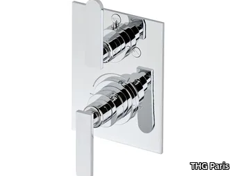 PROFIL METAL WITH LEVER - Thermostat with 2 way diverter _ THG Paris