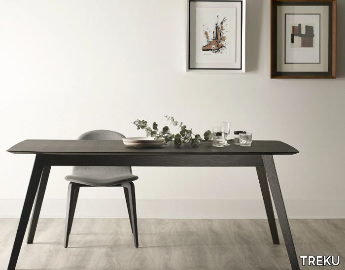 AISE - Extending wooden table _ TREKU