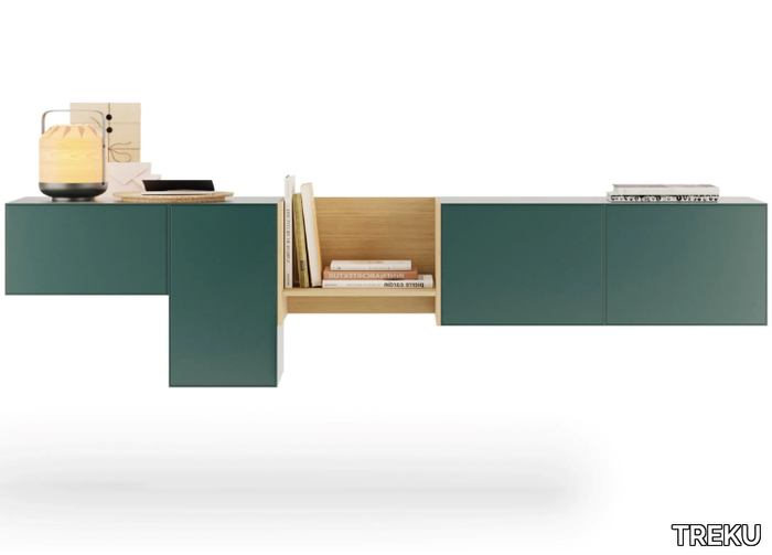 LAUKI 131 - Suspended oak sideboard _ TREKU