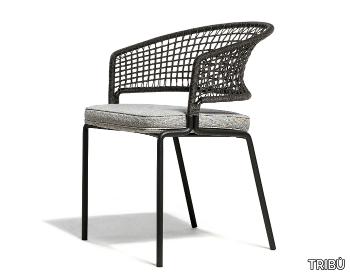 CTR - Dining chair with armrests _ TRIBÙ