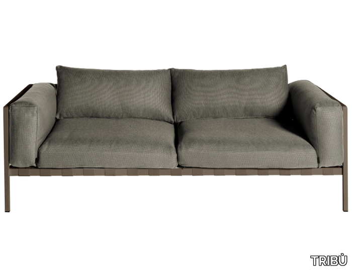 NATAL ALU - 2 seater fabric sofa _ TRIBÙ