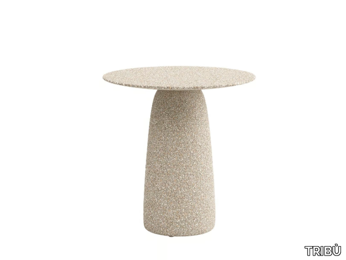 DUNES - Round terrazzo garden side table _ TRIBÙ