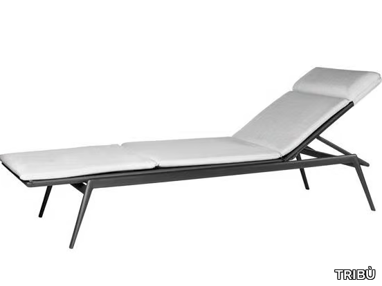 BRANCH - Recliner aluminium lounger _ TRIBÙ