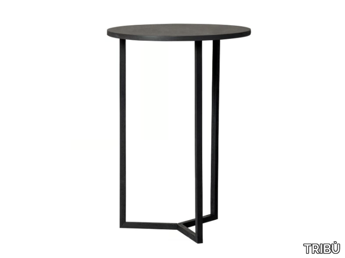 NATAL ALU X - Round powder coated aluminium high side table _ TRIBÙ