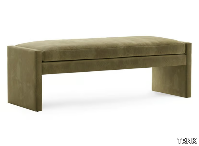 ANGLE - Upholstered velvet bench _ TRNK