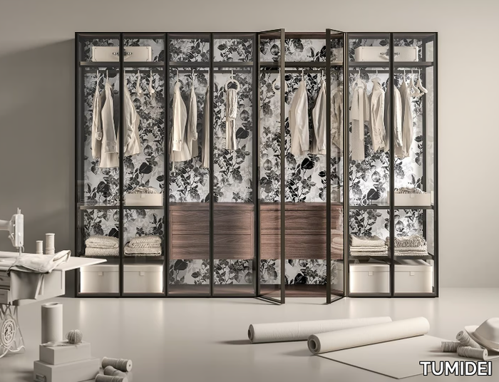 CRISTAL - Tempered glass wardrobe _ TUMIDEI