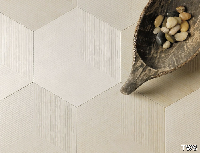 KUBICA ESAGONO BEIGE - Natural stone wall/floor tiles _ TWS