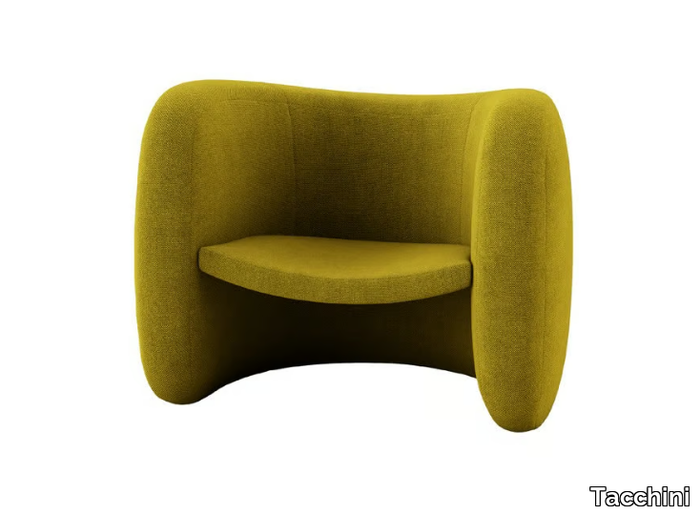 LAGOA - Fabric easy chair with armrests _ Tacchini