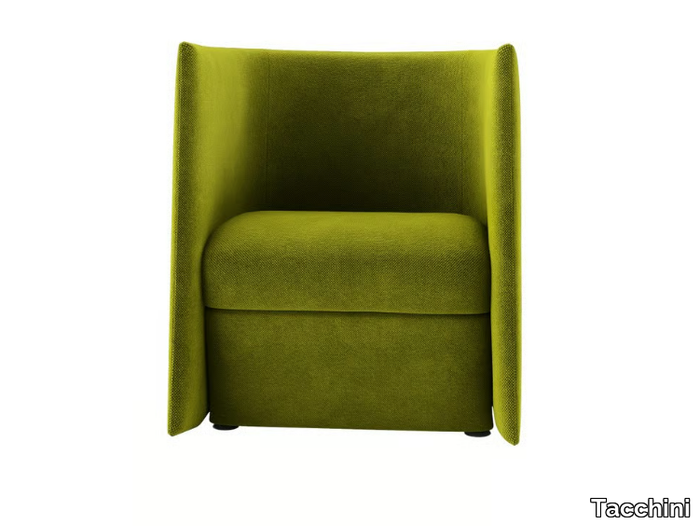 PISA - Fabric armchair with armrests _ Tacchini