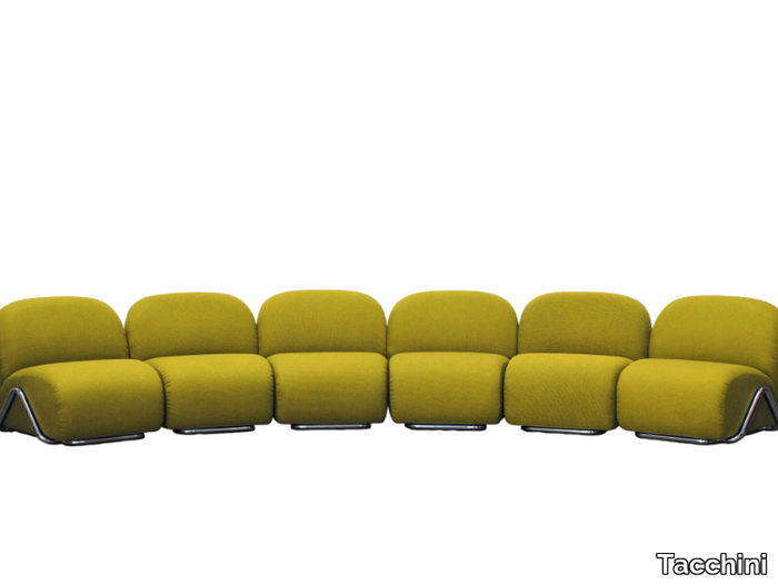 VICTORIA - Modular curved fabric sofa _ Tacchini