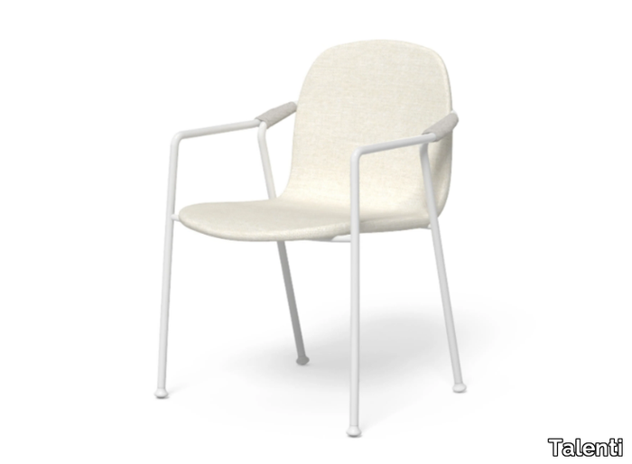 CORAL - Fabric garden chair with armrests _ Talenti