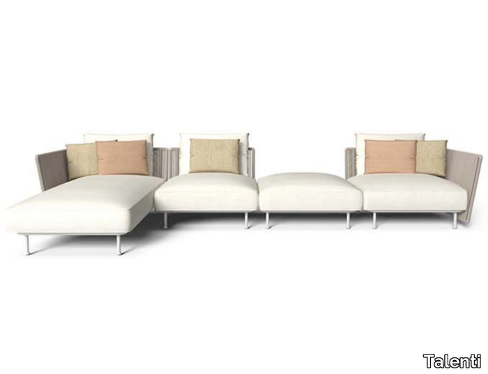 CORAL - Sectional fabric garden sofa _ Talenti