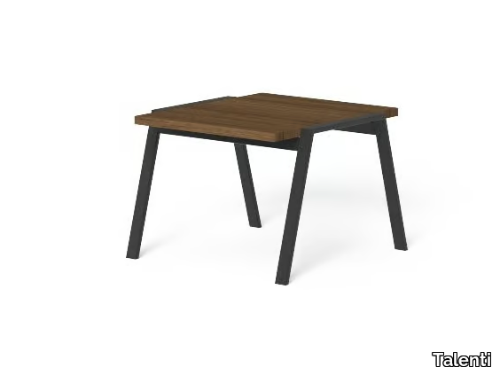 COTTAGE - Square iroko side table _ Talenti