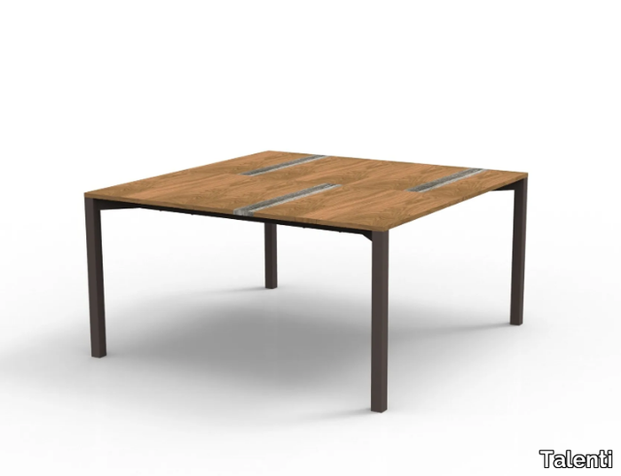 CASILDA - Square wooden garden table _ Talenti