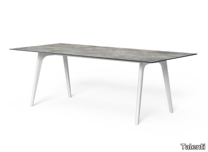 CLEOSOFT-ALU - Rectangular garden table _ Talenti