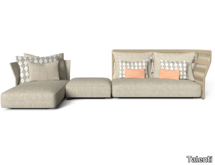 CLIFF - Sectional fabric garden sofa _ Talenti