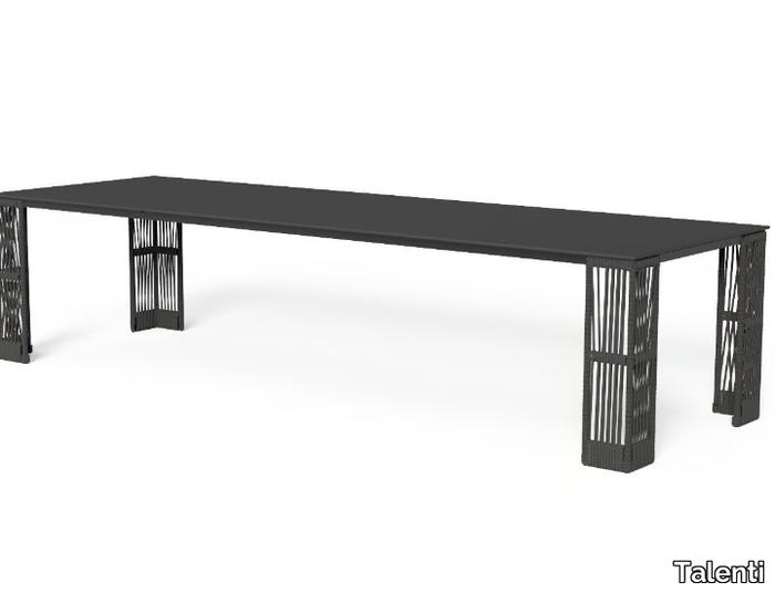 CLIFF - Rectangular garden table _ Talenti