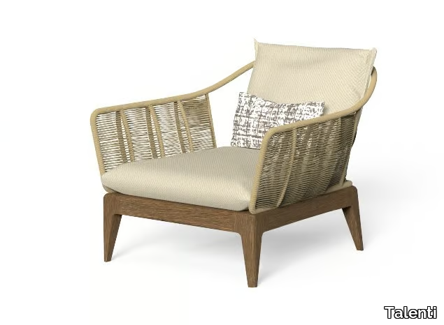 CRUISE TEAK - Armchair with armrests _ Talenti