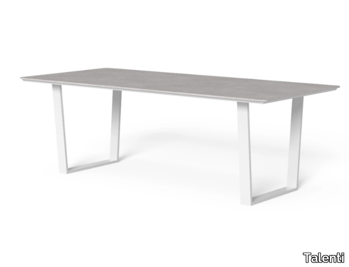 ALABAMA ALU - Rectangular garden table _ Talenti