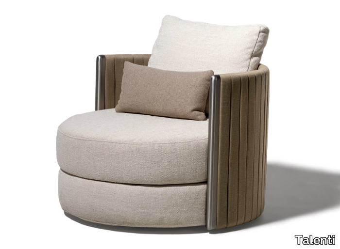 GEORGE - Garden armchair with armrests _ Talenti