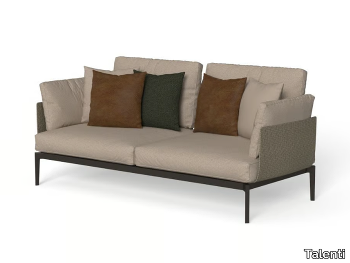 LEAF - 2 seater fabric garden sofa _ Talenti