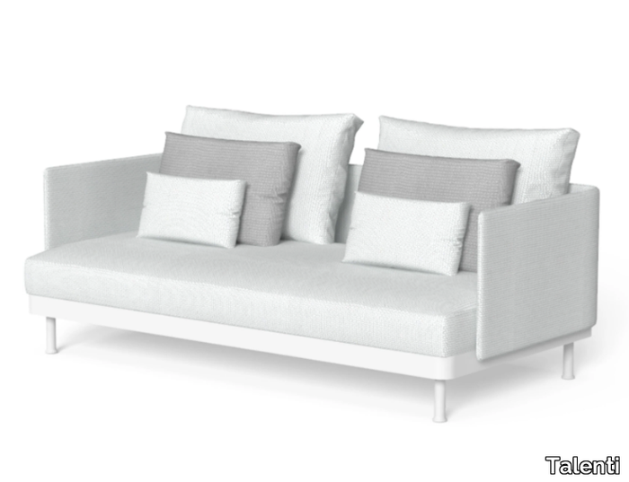 SLAM - 2 seater fabric garden sofa with removable cover _ Talenti