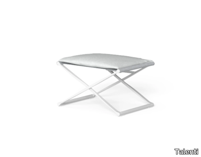 RIVIERA - Folding aluminium garden footstool _ Talenti