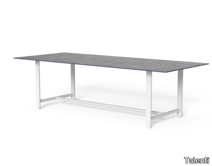 RIVIERA - Rectangular porcelain stoneware garden table _ Talenti