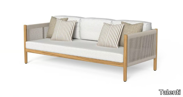 DOLCEVITA - 3 seater teak garden sofa _ Talenti