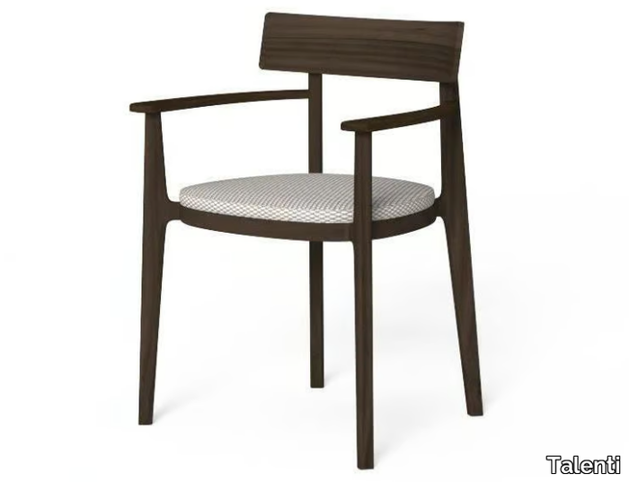 EVER - Rosewood garden chair open back _ Talenti