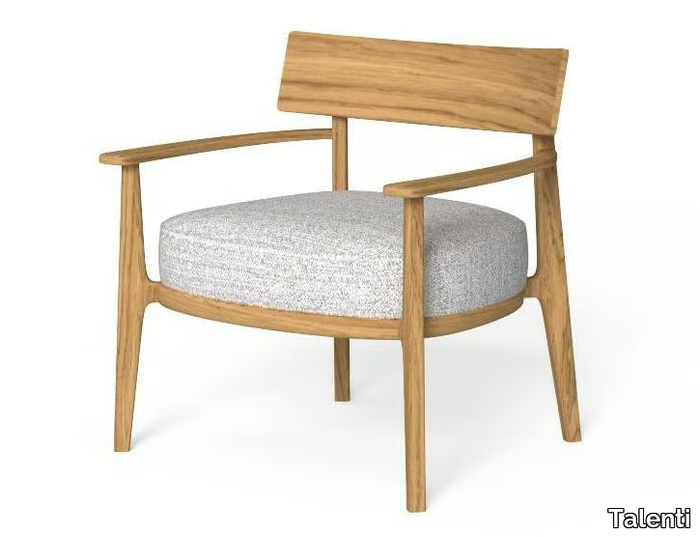 EVER - Teak garden armchair with armrests _ Talenti