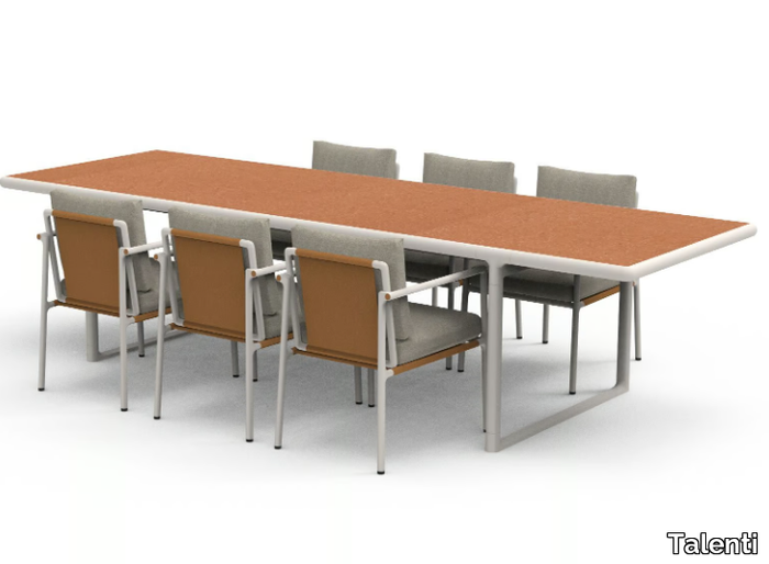 TRESSÉ - Rectangular garden table _ Talenti