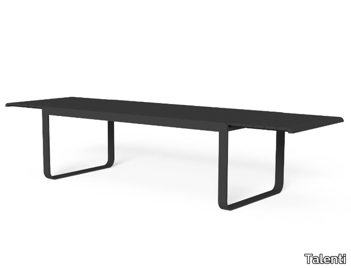 LAKE - Extending aluminium garden table _ Talenti