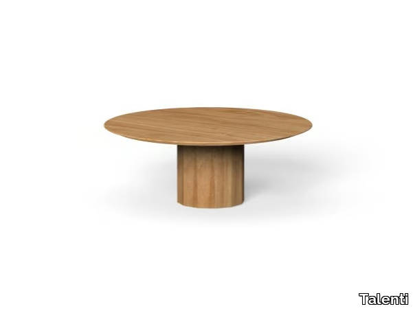 SALINAS - Round wooden coffee table _ Talenti