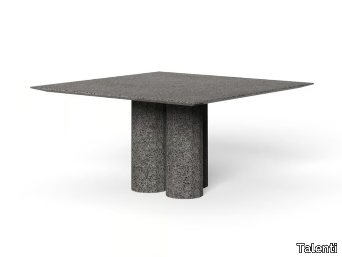 SALINAS - Square cement garden table _ Talenti