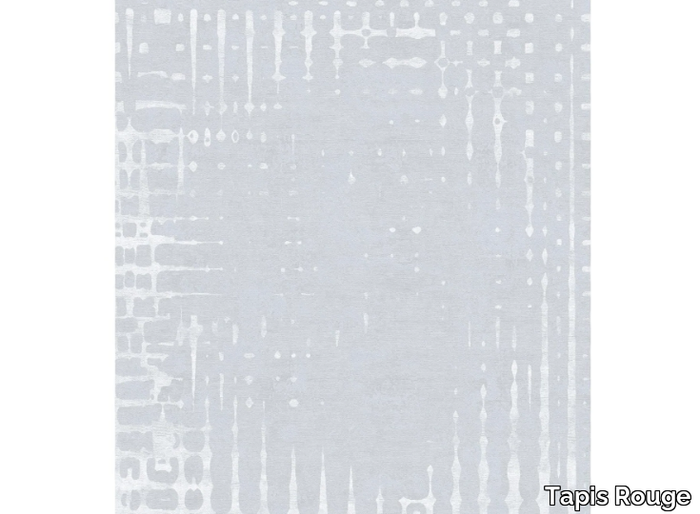 SIX GREY - Rectangular handmade rug _ Tapis Rouge